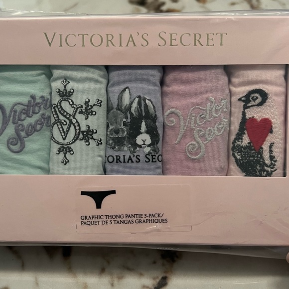 NIB VICTORIA’S SECRET - THONG 5/pack size XL - Picture 1 of 2